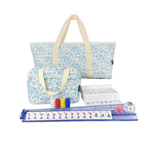 Modern fashion bag collection - Flower White Mahjong Set (166 pieces)