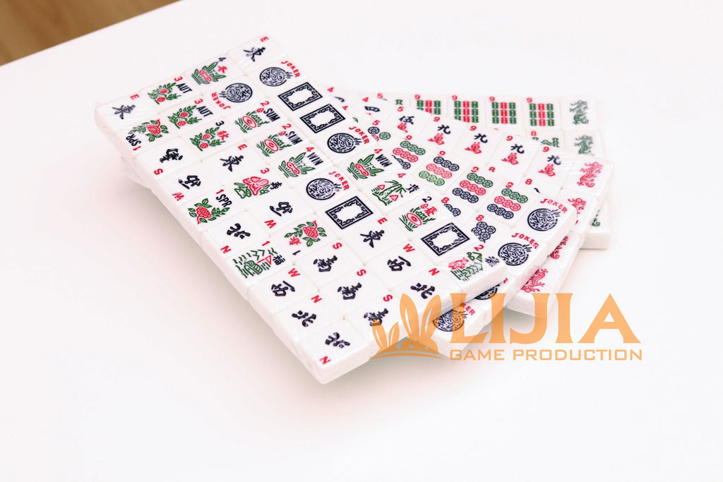 Standard American Mahjong Tiles 160 Pieces Premium Melamine Durable Long-Lasting