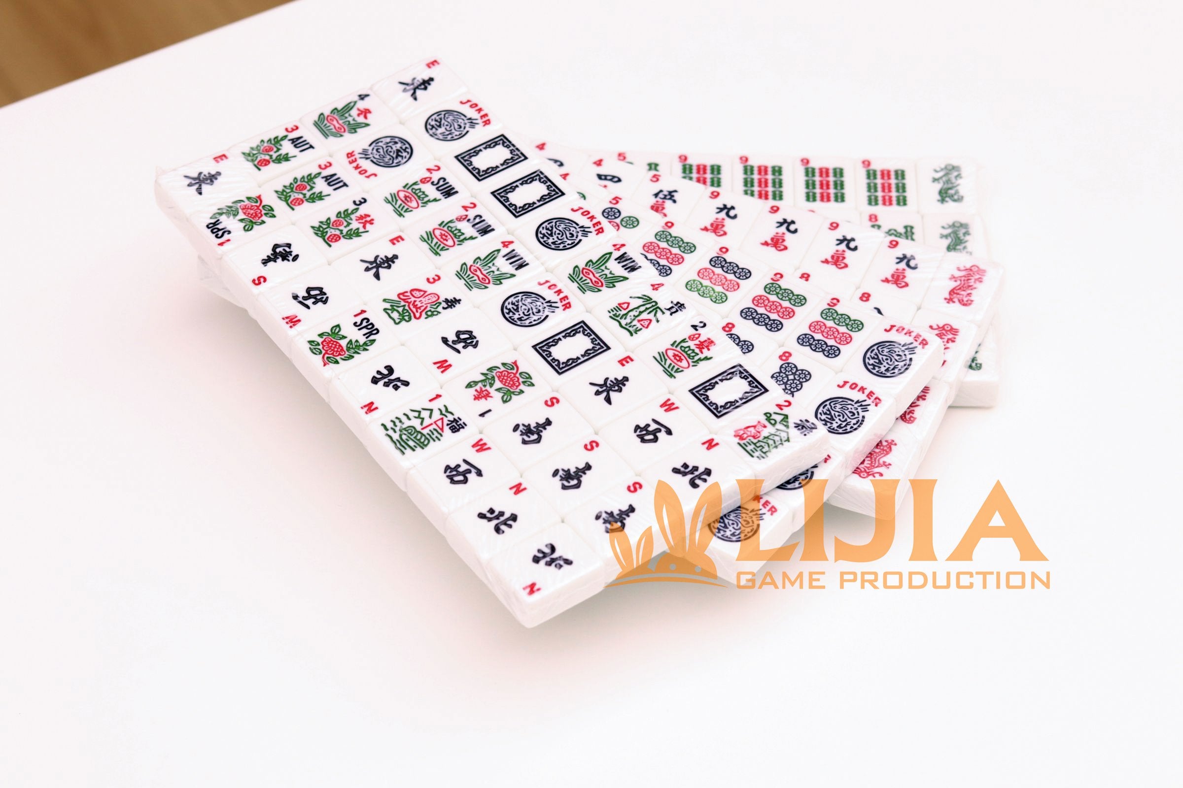 Standard American Mahjong Tiles 160 Pieces Premium Melamine Durable Long-Lasting