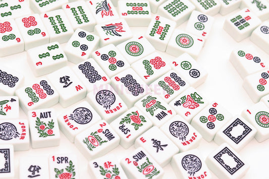 Standard American Mahjong Tiles 160 Pieces Premium Melamine Durable Long-Lasting