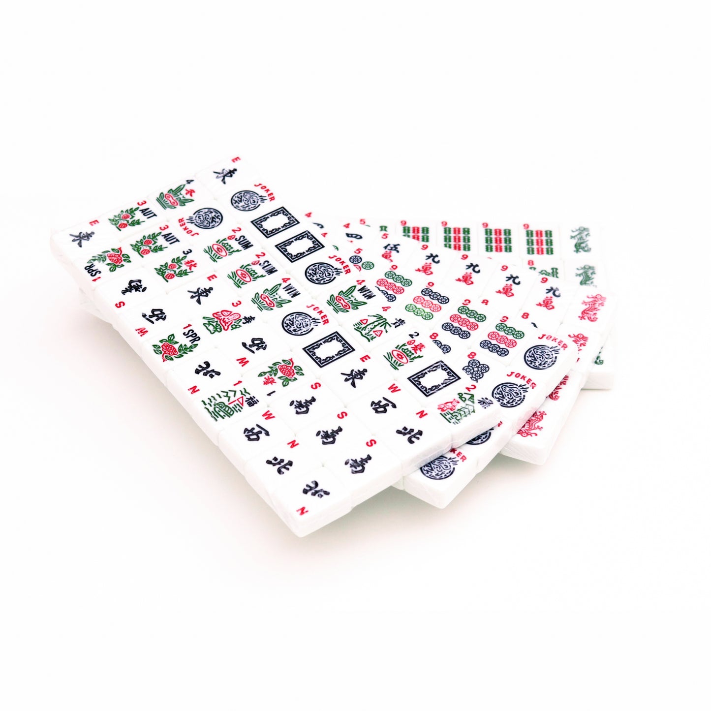Standard American Mahjong Tiles 160 Pieces Premium Melamine Durable Long-Lasting
